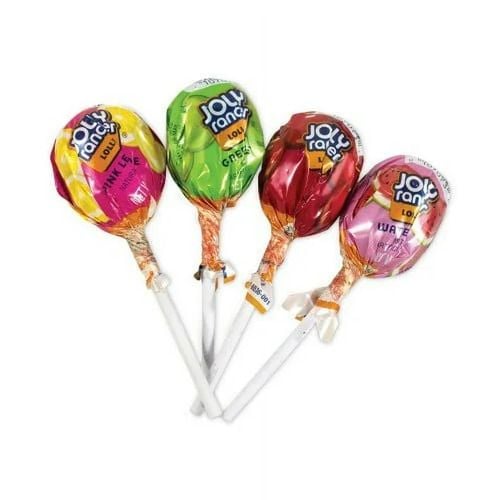 Jolly Rancher Lollipops Assortment, Various Flavors, 50 Count, 0.6 oz