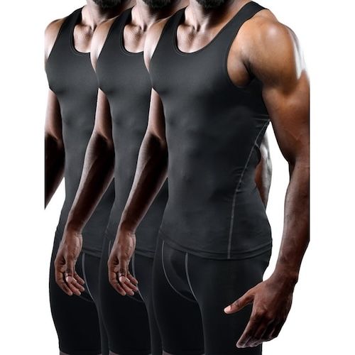 NELEUS Mens Compression Tank Top Undershirt 3 Pack