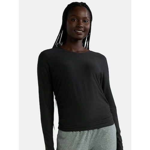 Athletic Works Women's and Women's Plus ButterCore Ruched Performance Tee