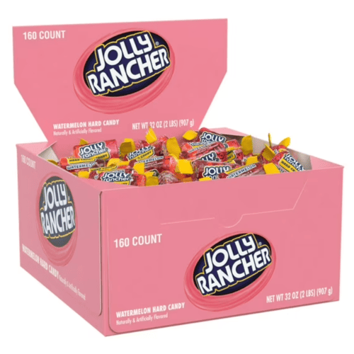 JOLLY RANCHER Watermelon Hard Candy, 160 Count, 32 oz, Box
