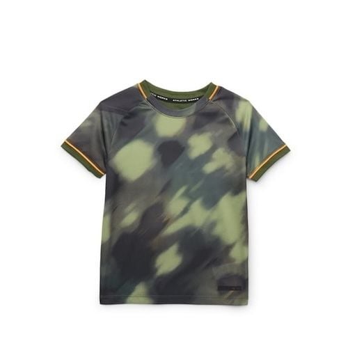 Athletic Works Boys Printed Active Tee with Short Sleeves Sizes 4-16 & Husky