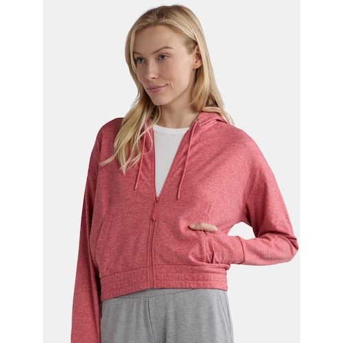 Athletic Works Women's ButterCore Zip Front Hoodie