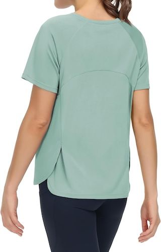 THE GYM PEOPLE Women's Short Sleeve Workout Shirts
