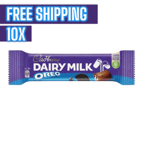 Oreo 10 X Cadbury Dairy Milk Chocolate Candy Bar, Free Shipping, 35g Each