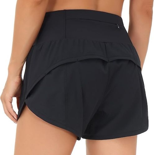 THE GYM PEOPLE Womens High Waisted Running Shorts