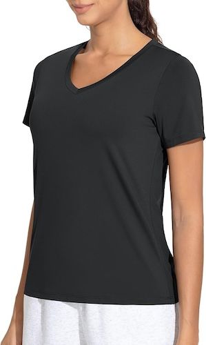 THE GYM PEOPLE Women's V-Neck Workout Shirts
