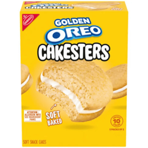 Oreo Golden Cakesters, Soft Baked Snack Cakes, 10 oz