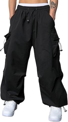 JMIERR Baggy Cargo Pants Parachute Pant