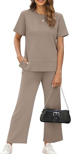 XIEERDUO Women's 2 Piece Lounge Set Fashion Travel Outfits