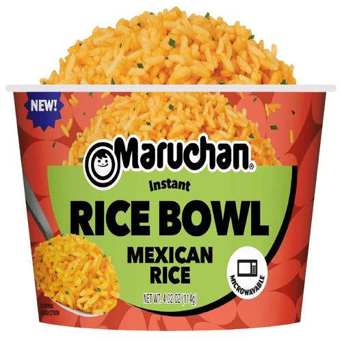 Maruchan Microwavable Instant Rice Bowl, Mexican Rice, 4.02 oz, 6 Count