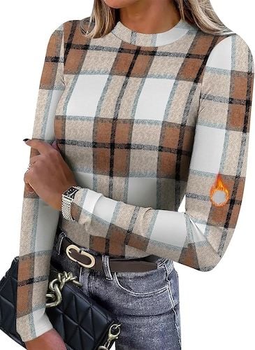 XIEERDUO Womens Long Sleeve Thermal Shirt