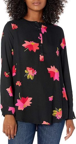 Amazon Essentials Women's Long-Sleeve Woven Blouse