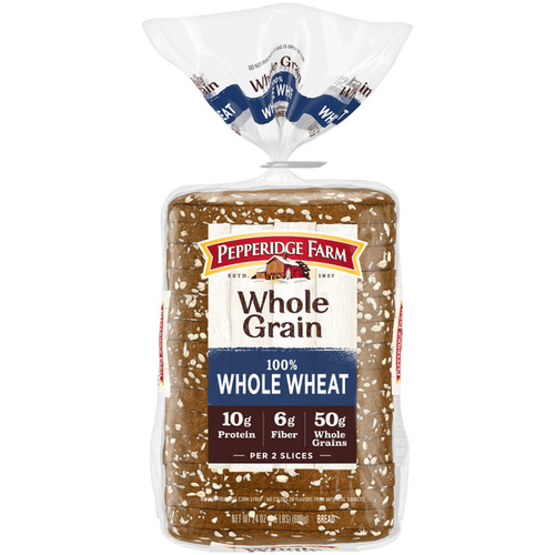 Pepperidge Farm Whole Grain Bread, 100% Whole Wheat