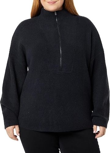 Amazon Essentials Women's Sweaters Half Zip Polo Collar