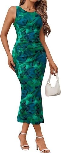 Trendy Queen Bodycon Maxi Womens Sleeveless Dress