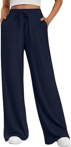 Trendy Queen Womens Lounge Pants Wide Leg