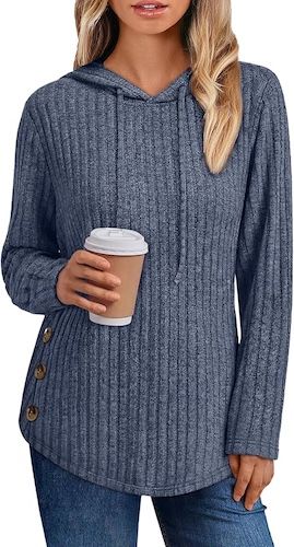 Trendy Queen Womens Hoodies Oversized Sweater