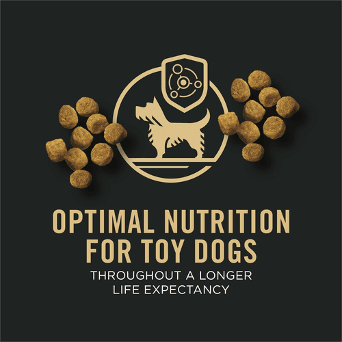 Purina Pro Plan Dry Adult Dog Food, Toy Breed Chicken & Rice Formula, 5 lb, Bag