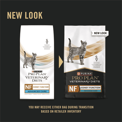 Purina Pro Plan Veterinary Diets Dry Cat Food, NF Kidney Function Advanced Care Feline Formula, 3.15 lb, Bag