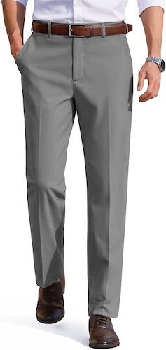 COOFANDY Mens Dress Pants Formal Slacks Classic Fit
