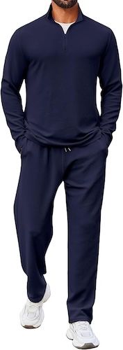 COOFANDY Men's 2 Piece Sweatsuit Long Sleeve Casual Outfits