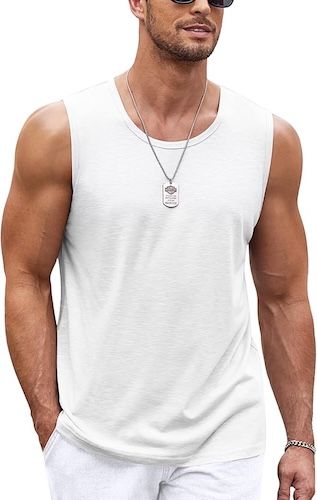 COOFANDY Men's Workout Tank Top 2 Pack Casual Soft