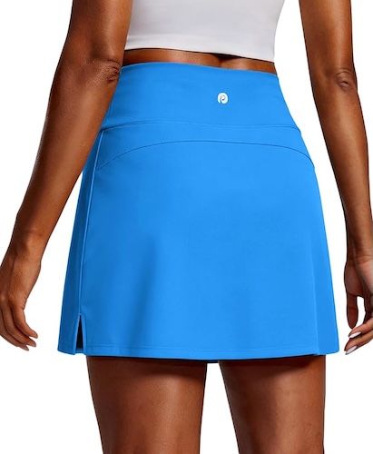 PINSPARK Golf Skirts for Women High Waisted Tennis Skirt