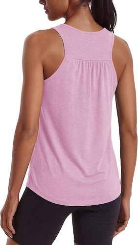 PINSPARK Workout Tank Tops for Women Sleeveless Racerback