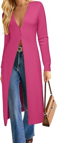 GRACE KARIN Womens Long Cardigan Dusters Coat