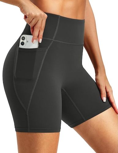 MAGCOMSEN Women's 6" Biker Shorts High Waisted