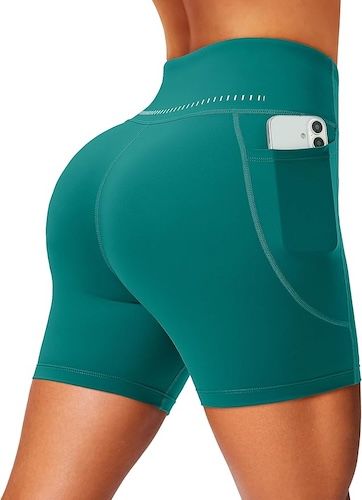 MAGCOMSEN Women's Biker Shorts 5" Pockets