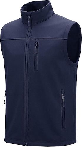 MAGCOMSEN Men's Lightweight Softshell Vest Outerwear