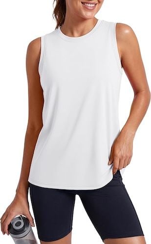MAGCOMSEN Women's Workout Tank Tops Sleeveless Fitness