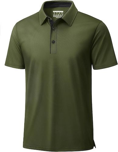 MAGCOMSEN Mens Polo Shirts Short Sleeve Moisture Wicking