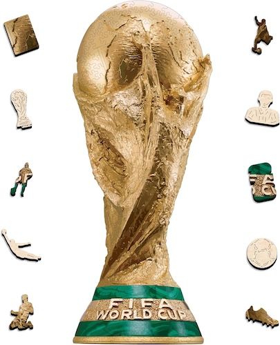 FIFA World Cup 2026 Trophy 6.3 x 16 Wooden Puzzle