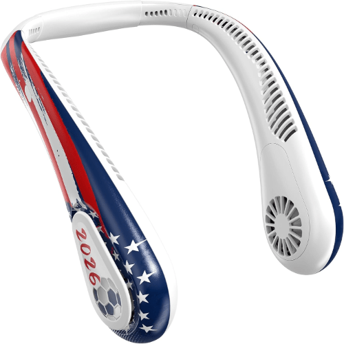 COMLIFE 2026 FIFA World Cup Portable Bladeless Wearable Cooling Neck Fan