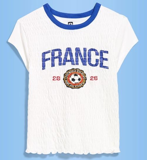FIFA World Cup 26™ France Smocked Graphic T-Shirt