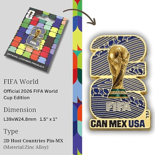 Wagon International 2026 FIFA World Cup Edition Premium Weighted Zinc Alloy Specialty Pins