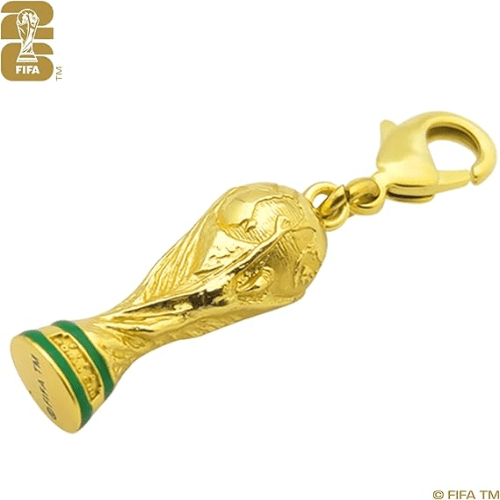 Wagon International 2026 FIFA World Cup Edition 3D Zinc Alloy Trophy Dangler, Ideal for Backpacks, Keys and Purses, 1 Inch