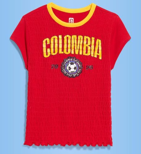 FIFA World Cup 26™ Colombia Smocked Graphic T-Shirt