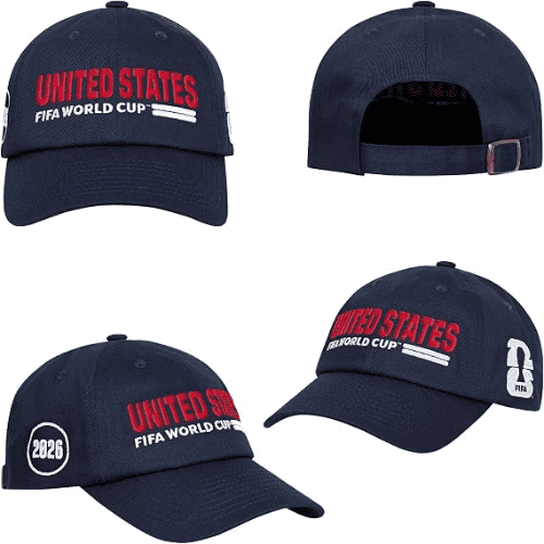Outerstuff 2026 FIFA World Cup USA Unisex Strap Back Baseball Cap
