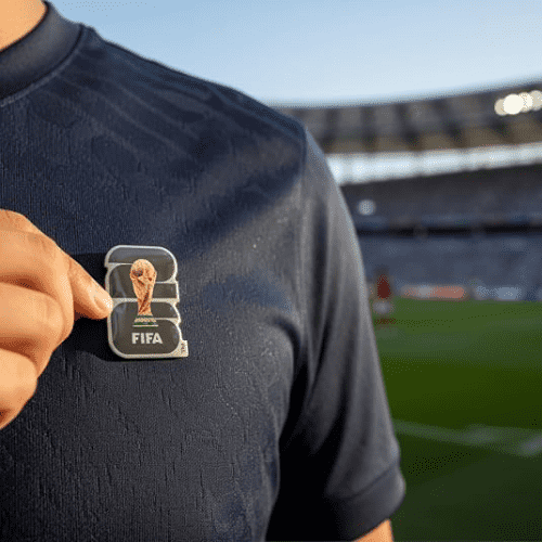 Wagon International 2026 FIFA World Cup Edition, 35mm 2D Premium Aluminum Alloy Emblem Pin