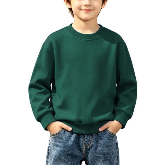 Annhoo Boys Crewneck Sweatshirts Long Sleeve Oversized