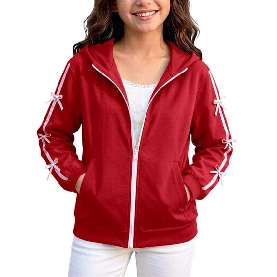 Annhoo Hoodies Jackets for Teen Girls Full Zip up