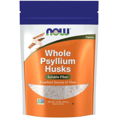 NOW Foods Supplements, Whole Psyllium Husks, Soluble Fiber, 16 oz