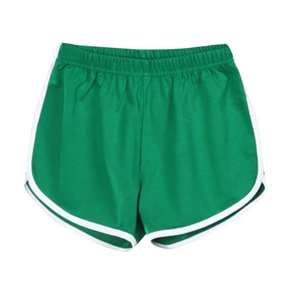 Annhoo Womens Workout Shorts Cotton Elastic Waist