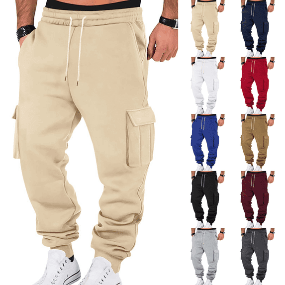 Cargo Sweatpants Mens Fleece Heavyweight
